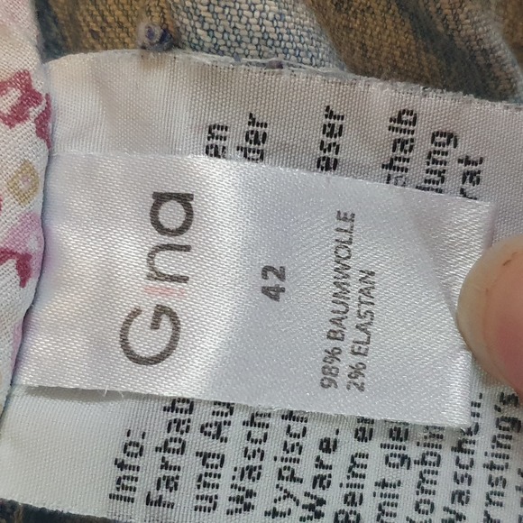 Size 10 Vintage Look Light Blue Denim Jacket Pockets - Picture 13 of 15